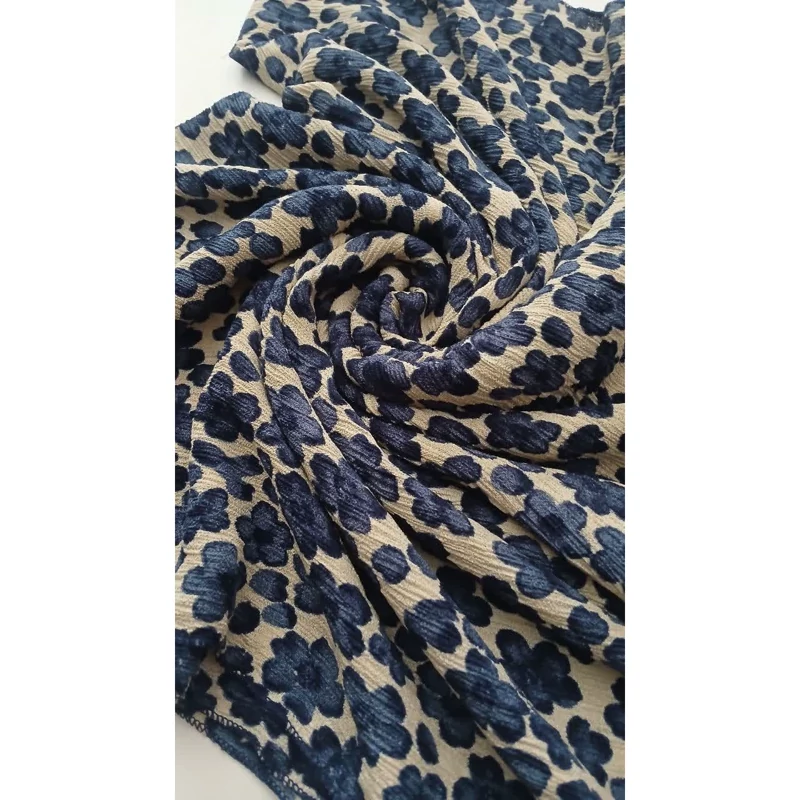 شال نخی گلدار کد88077/1