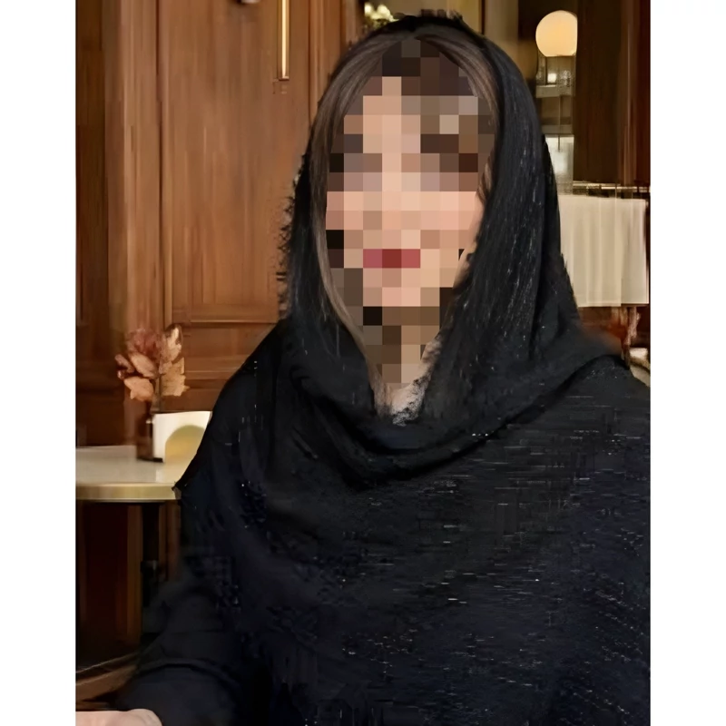 شال برشکا لمه نوار ریش کد 88066