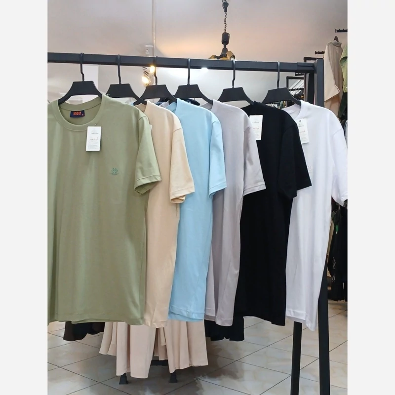 تیشرت مردانه پنبه طرح TOMMY کد 501500