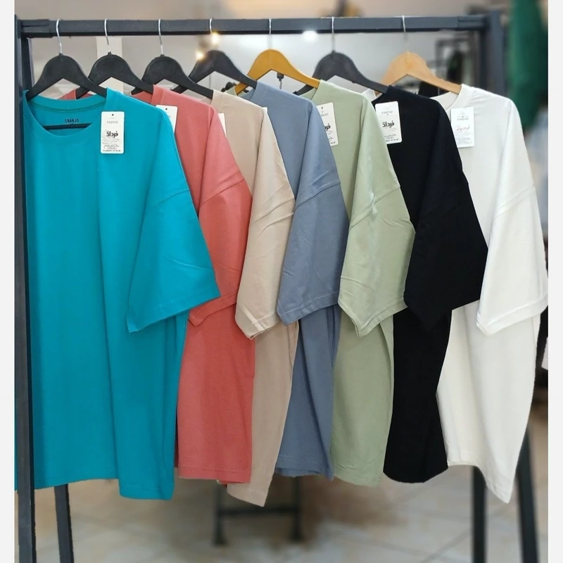 تیشرت مردانه سایز بزرگ پنبه سایز 6XL کد 501488/2 و 501507