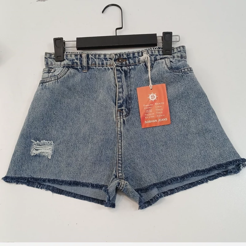 شورتک جین زنانه و دخترانه کد 80905