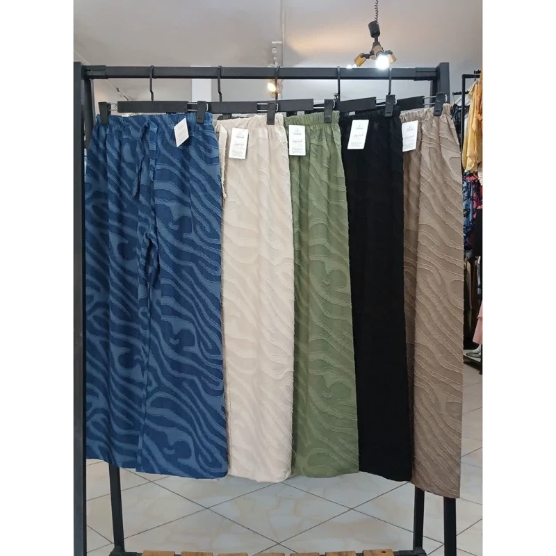 شلوار زنانه بگ طرحدار سایز (40 تا 50) کد801226