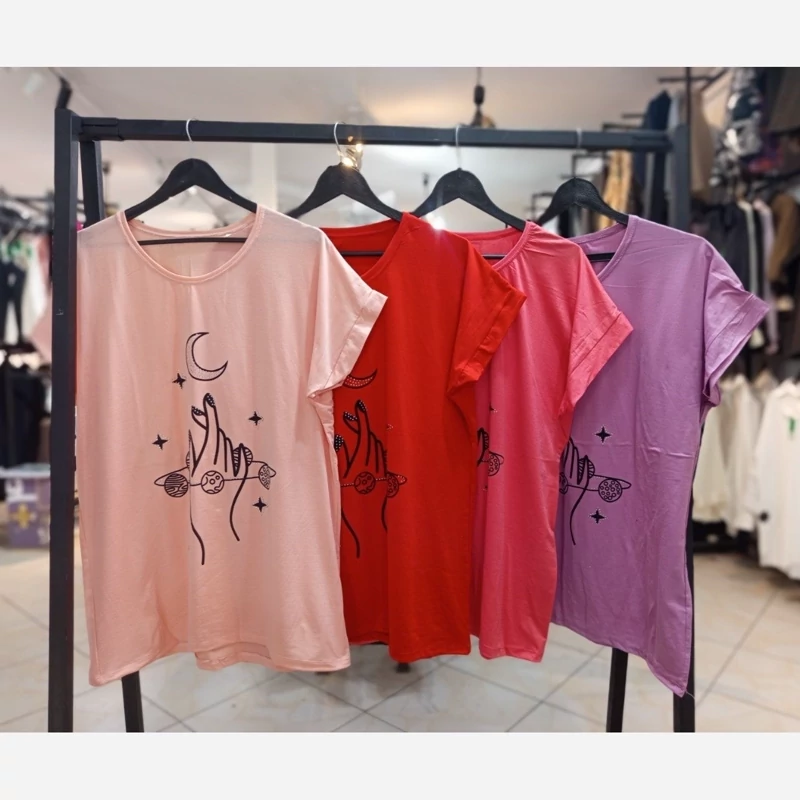 تیشرت زنانه ویسکوز کد 81476/1