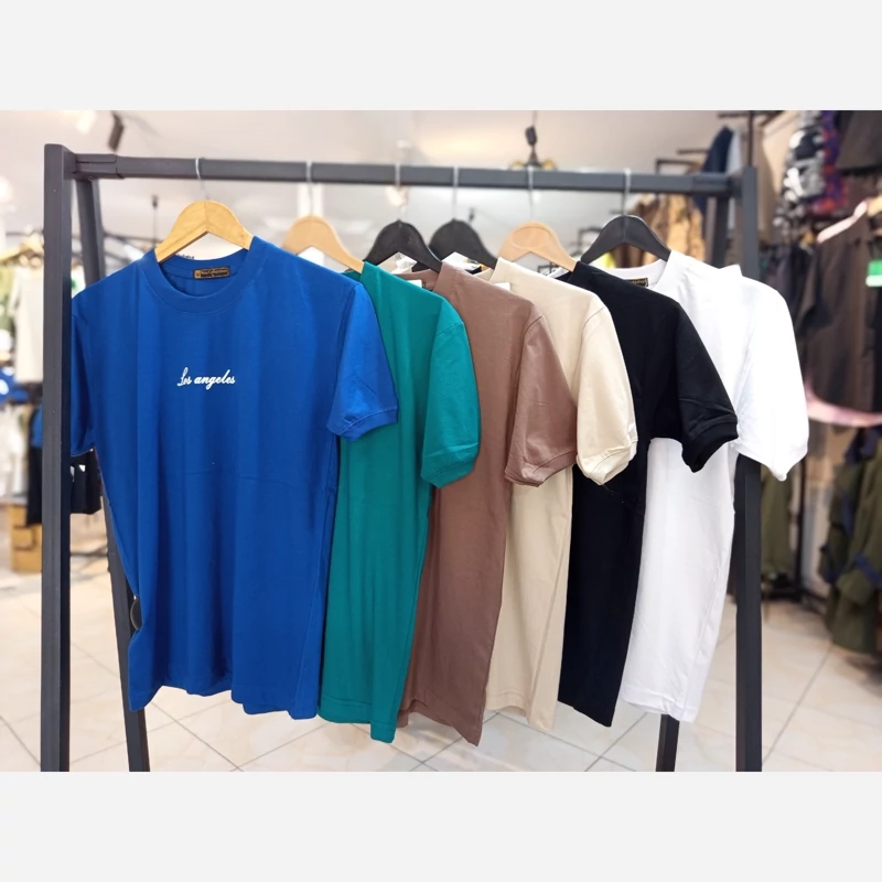 تیشرت مردانه پنبه طرح Los Angeles کد 501438/2