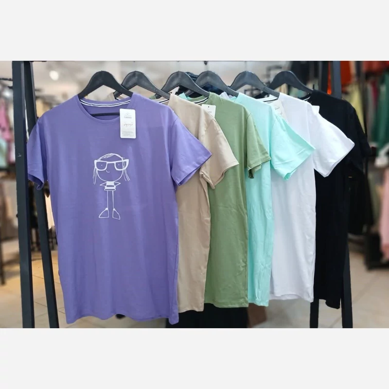 تیشرت نخ پنبه زنانه کد81509/7