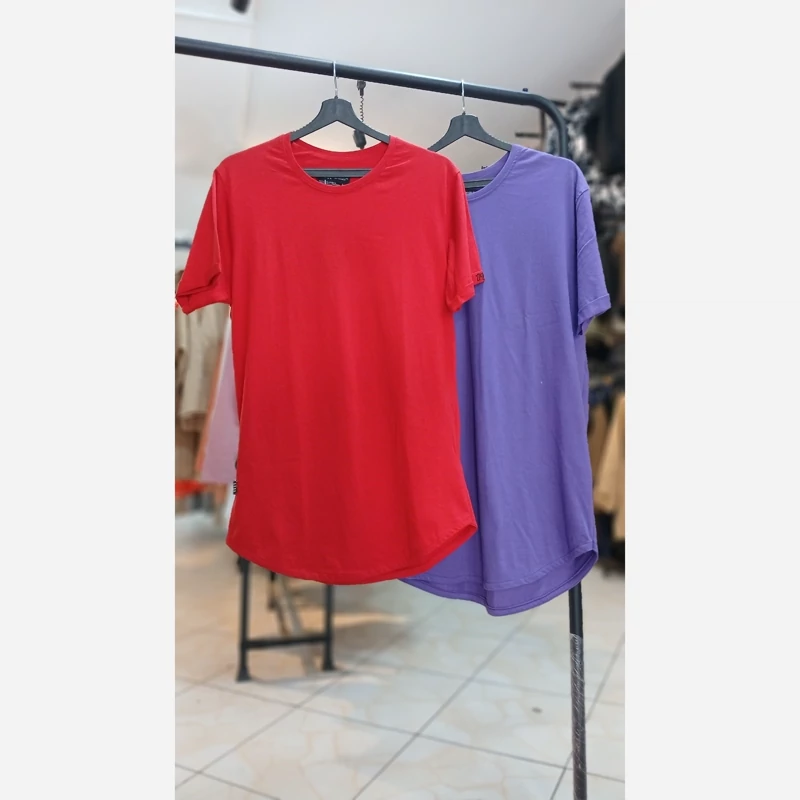 تیشرت پنبه ساده مردانه کد 501058
