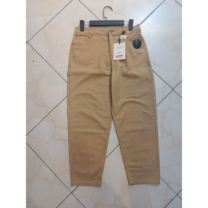 شلوار مام استایل نسکافه ای سایز (38 تا 46) کد 80578 و 80919