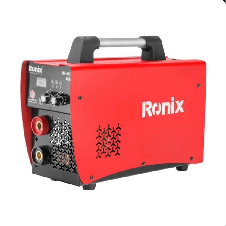 دستگاه جوش اینورتر 200 آمپر ایرانی 4607 رونیکس همراه با کابل و انبر جوش و 40 ماه گارانتی ronix (ارسال رایگان)