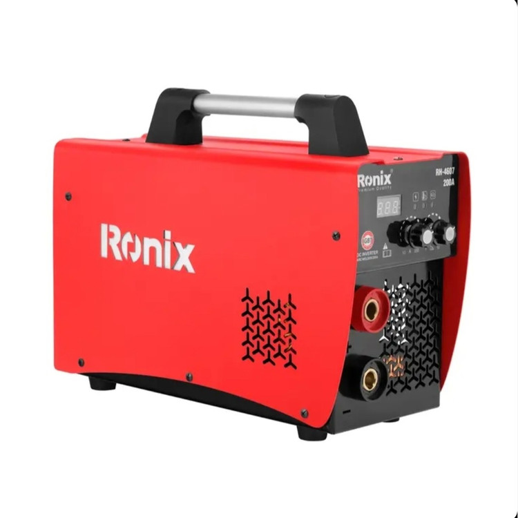 دستگاه جوش اینورتر 200 آمپر ایرانی 4607 رونیکس همراه با کابل و انبر جوش و 40 ماه گارانتی ronix (ارسال رایگان)