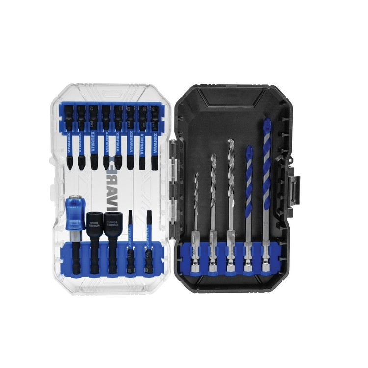 مجموعه 18 پارچه ست نوک پیچ گوشتی و مته ویوارکس مدل VR1865 - SD -مناسب هدیه تولد و کادو روز مرد (ارسال از ابزار حسین)