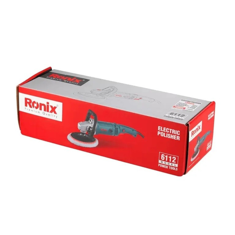 دستگاه پولیش 6112 رونیکس 1400 وات با 12 ماه گارانتی ronix (ارسال رایگان ابزار حسین)