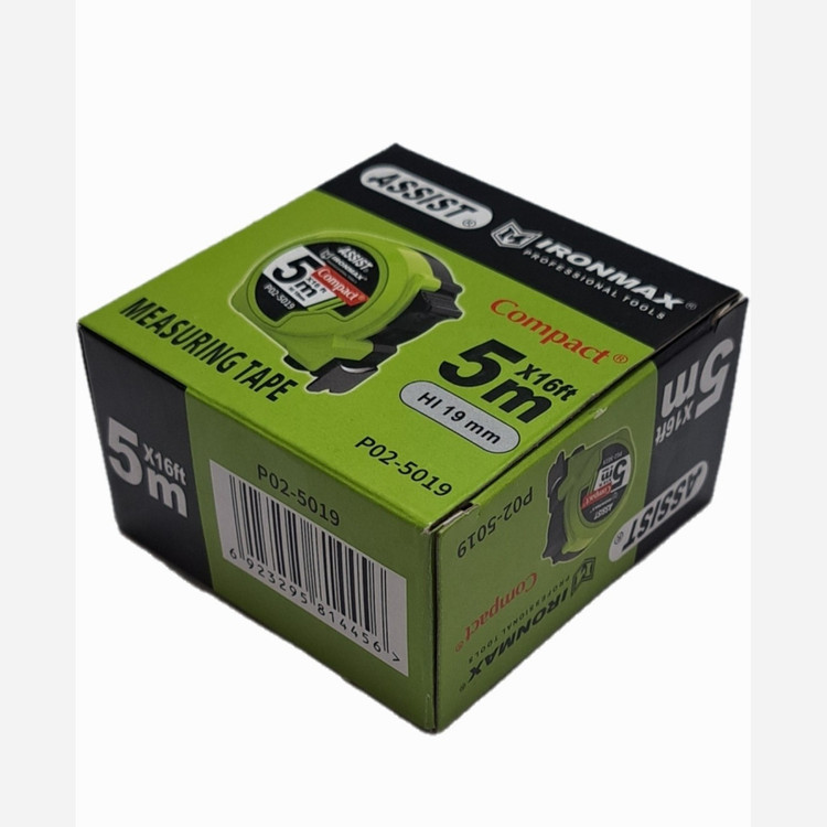 متر 5 متری نشکن مدل P02 آسیست p 02 5019 assist (ارسال از ابزار حسین)