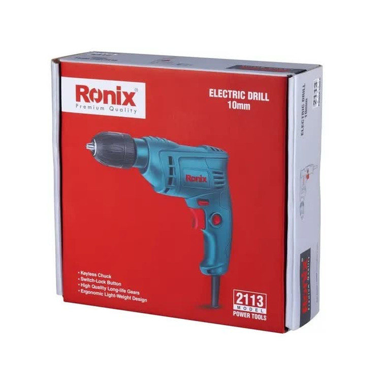 دریل 10 سه نظام اتومات 2113 رونیکس 350 وات با گارانتی ronix (ارسال رایگان ابزار حسین)