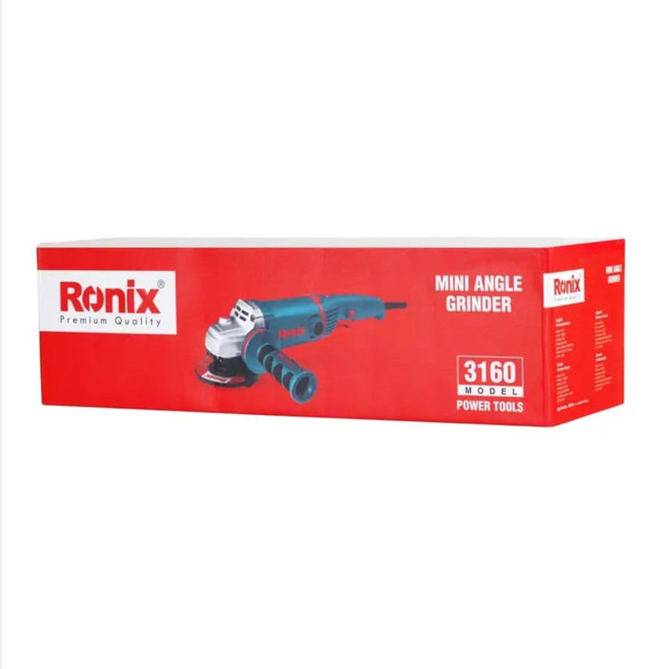 مینی فرز دسته بلند دیمر دار مدل 3160 رونیکس 1400 وات دم دار با 12 ماه گارانتی ronix (ارسال رایگان ابزار حسین)