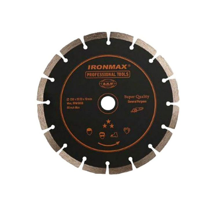 تیغ صفحه گرانیت بر 230 mm آیرونمکس ironmax (ارسال رایگان ابزار حسین)