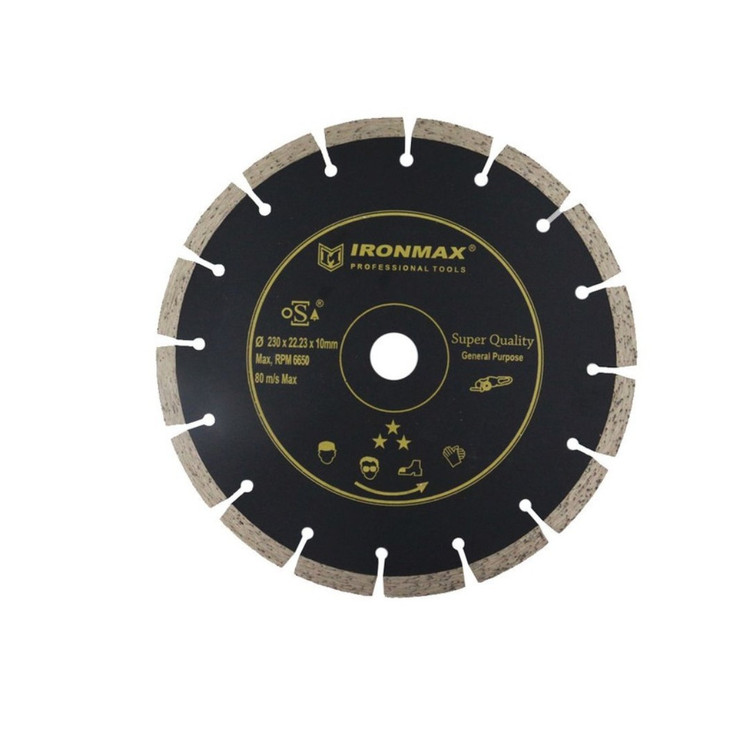 تیغ صفحه گرانیت بر 230 mm آیرونمکس ironmax (ارسال رایگان ابزار حسین)