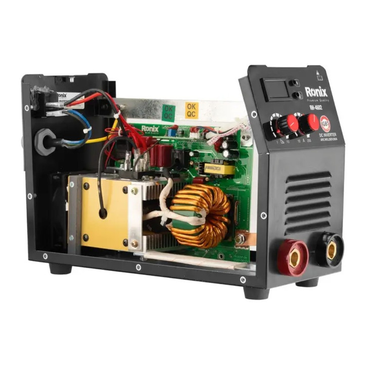 دستگاه جوش اینورتر 200 آمپر igbt ایرانی 4602 پلاس رونیکس همراه با کابل و انبر جوش و 40 ماه گارانتی ronix (ارسال رایگان)