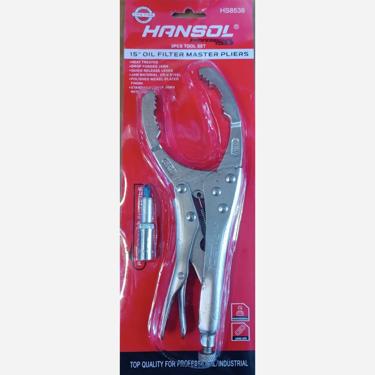 انبر قفلی فیلتر باز کن 9 اینچ هانسول HANSOL مدل HS8538