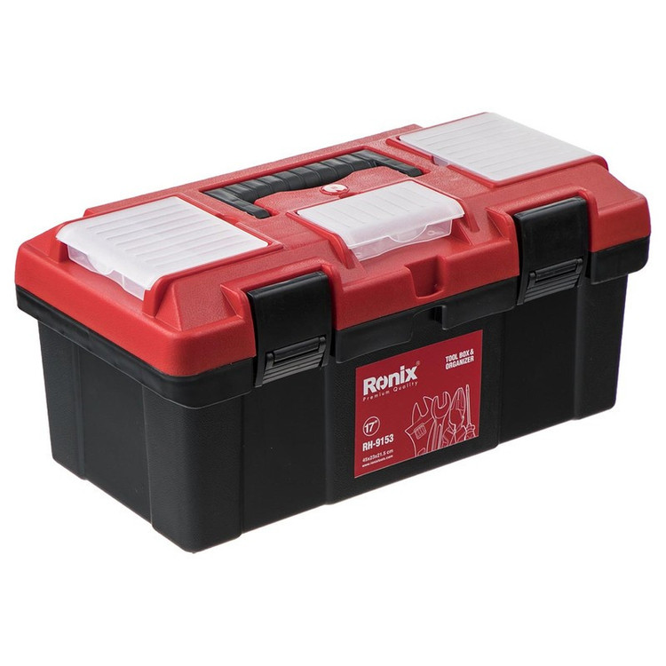 جعبه ابزار پلاستیکی (کیف ابزار) رونیکس 17 اینچ RH-9153