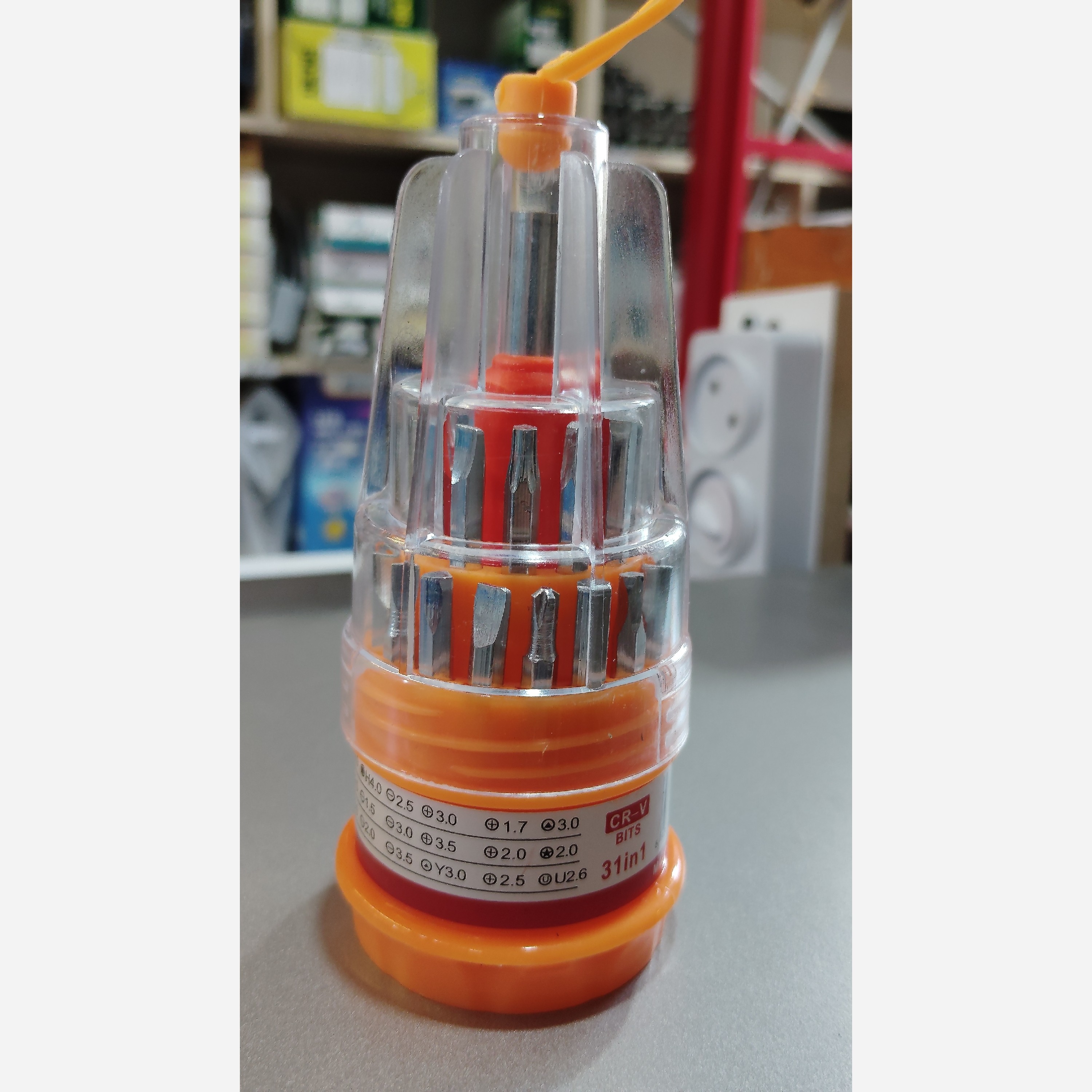 پیچ گوشتی ساعتی لیوانی 32 عددی
