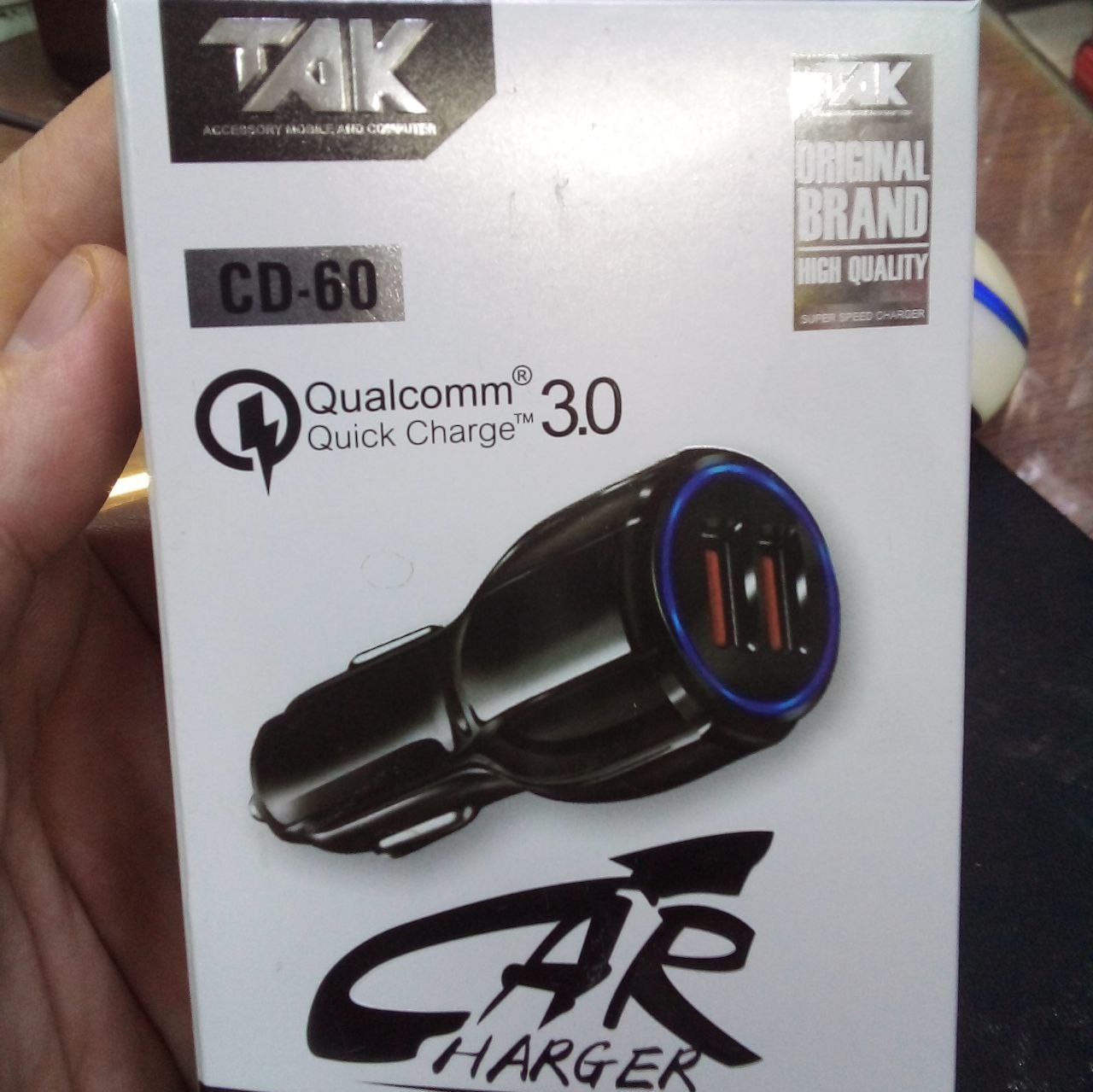 رابط فندکی دوتایی USB (شارژر خودرو)