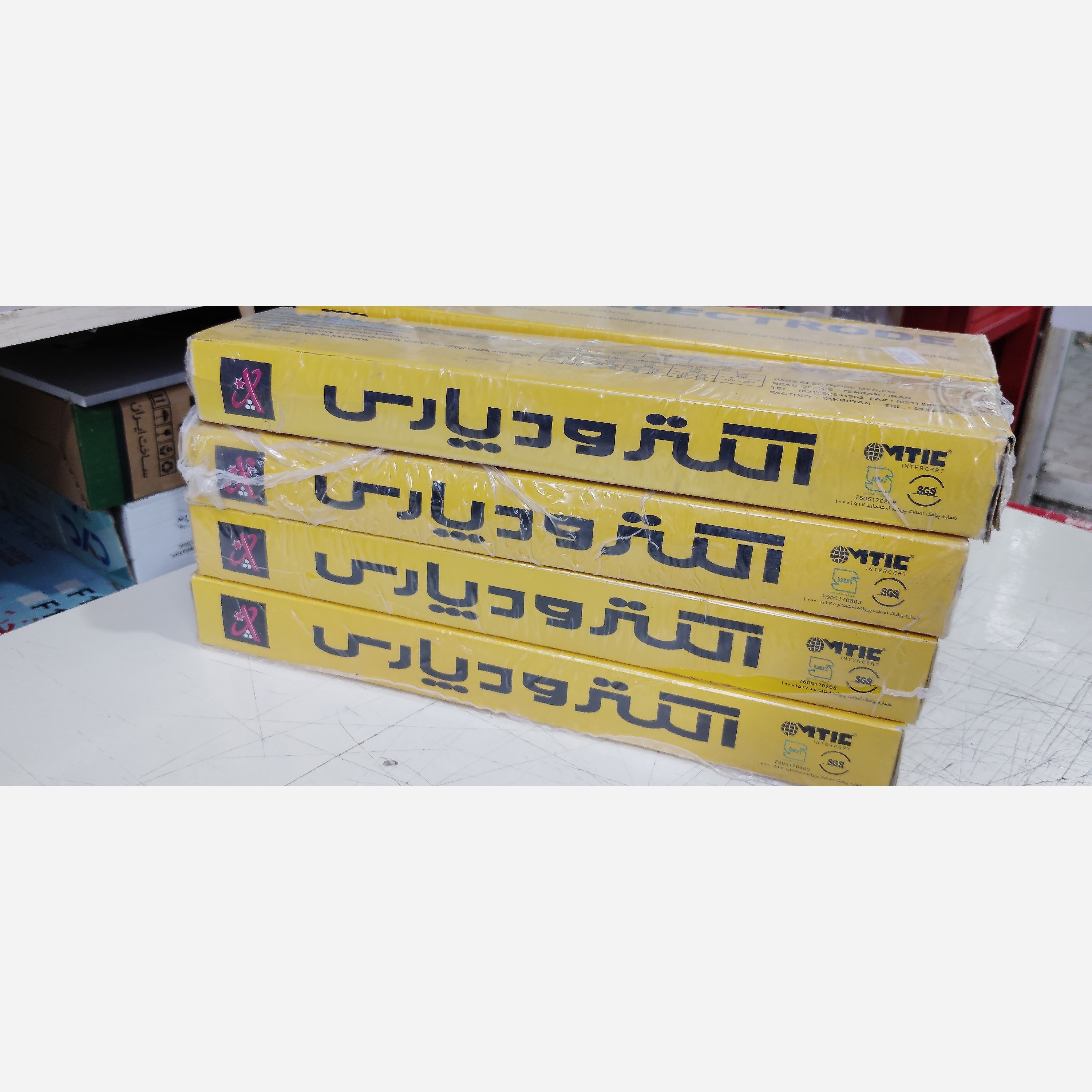 سیم جوش (الکترود) 2.5 پارس بسته 2.5 کیلویی