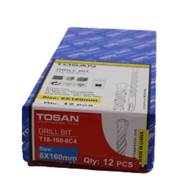 مته چهار شیار توسن سایز 8