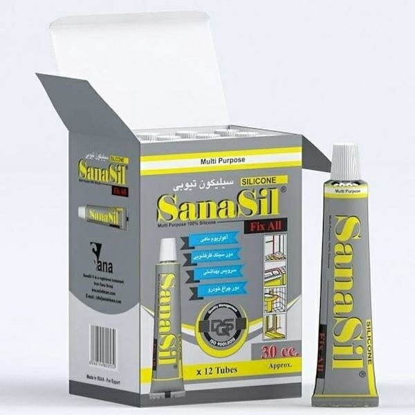 چسب آکواریوم پمادی ساناسیل sanasil شفاف