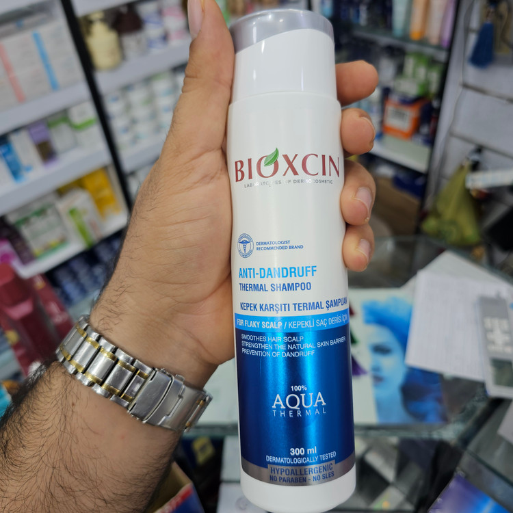 شامپو ضد شوره بیوکسین اورجینال Bioxin Anti-Dandruff Thermal Shampoo حجم 300 میل