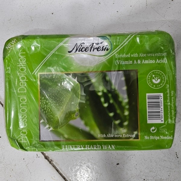 موم وکس صورت و بدن نایس فرش اورجینال NiceFresh مدل الورا اصلاح راحت صورت و بدن بدون نیاز به پد چسبندگی بالا حجم 800 گرم