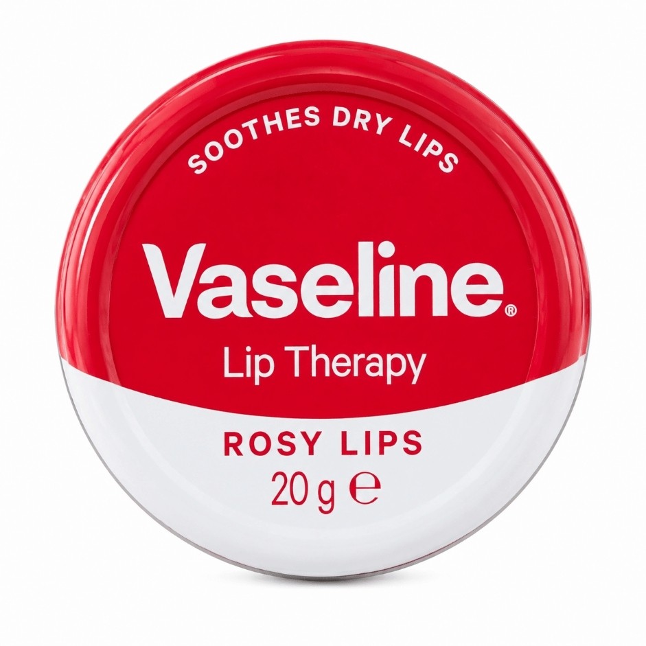 بالم لب فلزی وازلین اورجینال لهستانی مدل Lip Therapy Rosy Lips (وزن 20 گرم) رایحه گل رز نرم کننده و ترمیم کننده لب