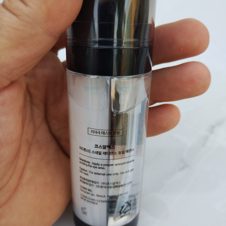 دابل سرم حلزون کوزارکس اصلی به ضمانت اصالت، مدل COSRX Advanced Snail Radiance Dual Essence