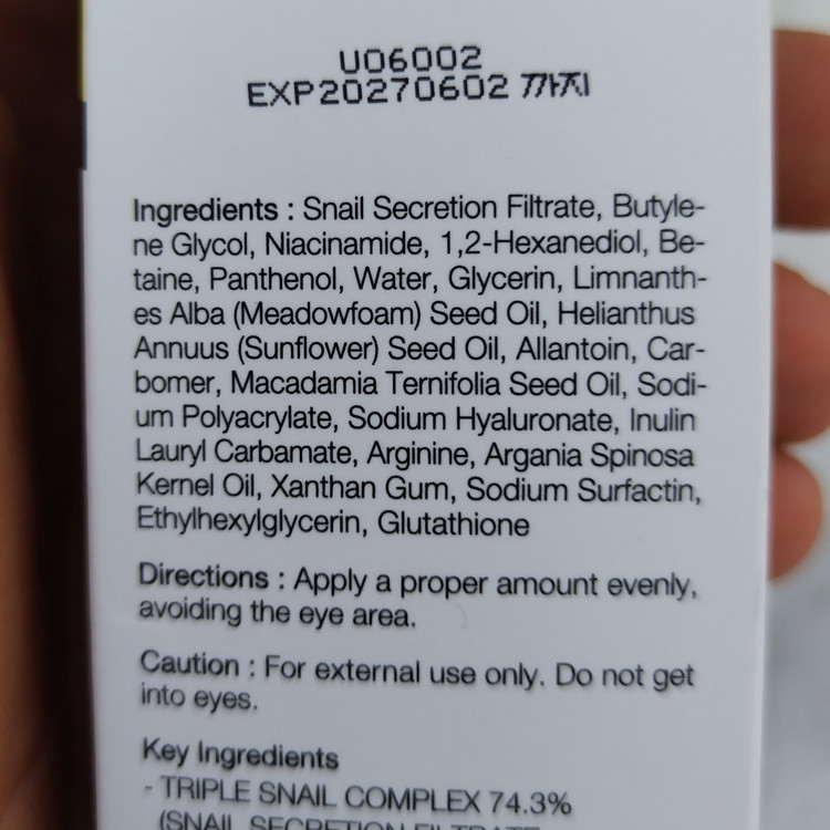 دابل سرم حلزون کوزارکس اصلی به ضمانت اصالت، مدل COSRX Advanced Snail Radiance Dual Essence