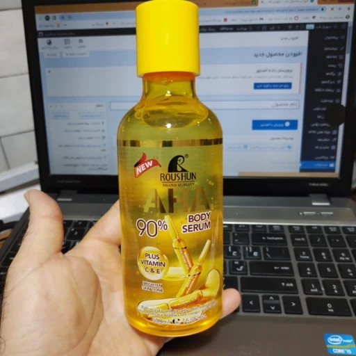 سرم بدن AHA روشان حجم 500 میلیلیتر