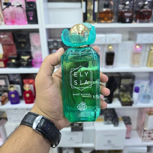 عطر ادکلن الیسیا سوییت بانانا (Elysia Sweet Banana) حجم 100 میل - برند فرگرانس ورد (Fragrance World)