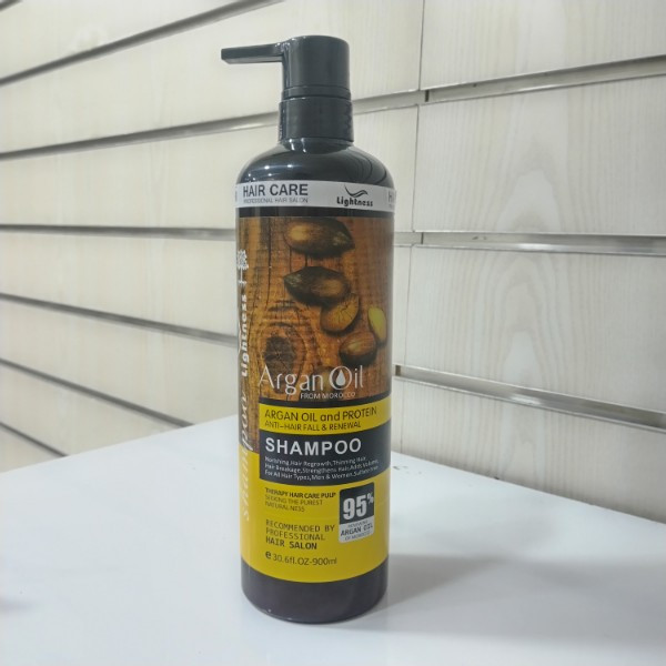 شامپو لایتنس عصاره روغن آرگان اورجینال ساخت اسلواکی 900 میلی لیتر