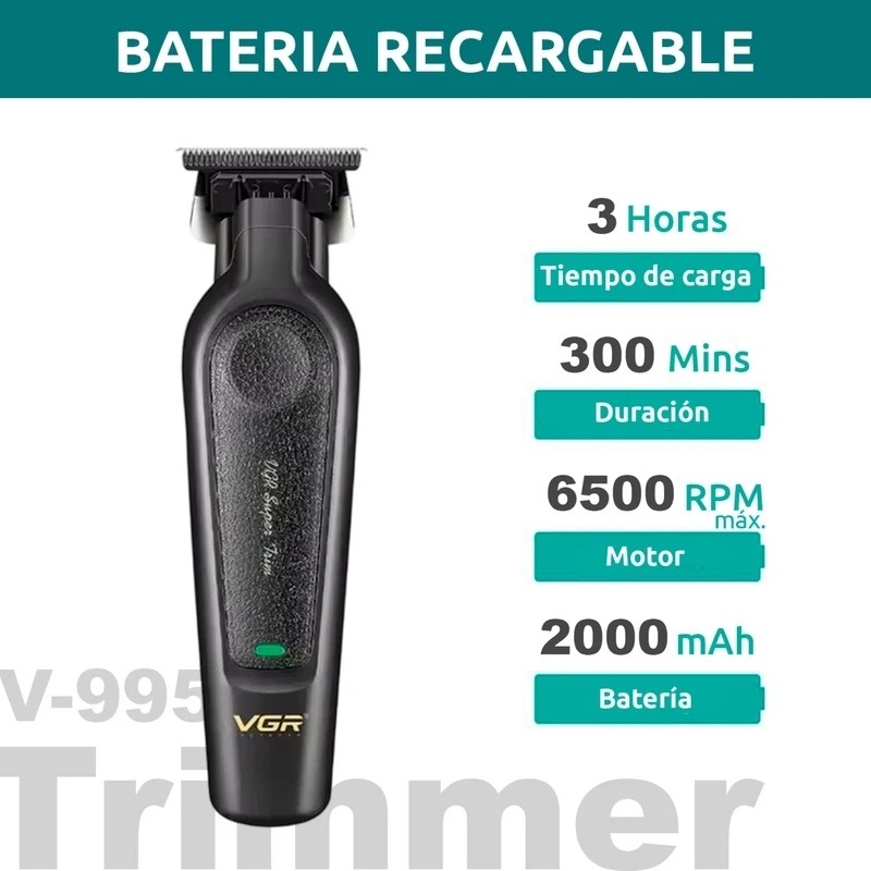 ست ماشین اصلاح دوقلوVGR/اصلی/باگارانتی مدل 197V995 خط زن و حجم زن بی نظیر ضد زنگ