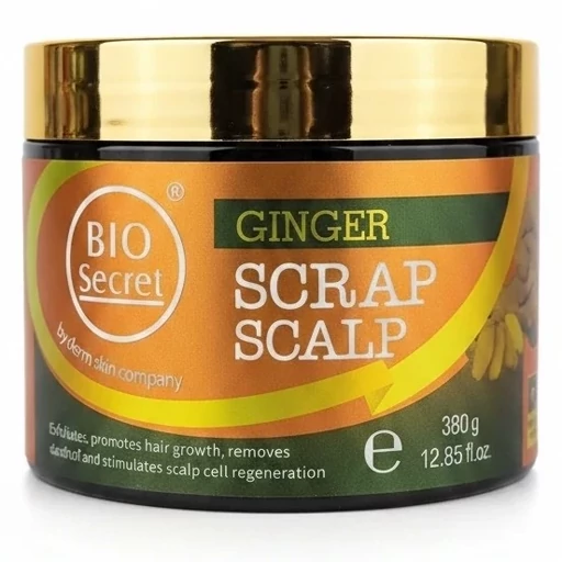 اسکراب پوست سر زنجبیل Bio Secret پاکسازی، تحریک و تقویت فولیکولهای مو