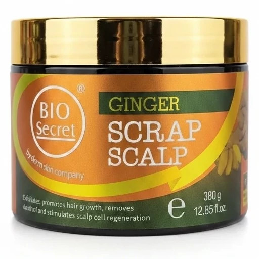 اسکراب پوست سر زنجبیل Bio Secret پاکسازی، تحریک و تقویت فولیکولهای مو