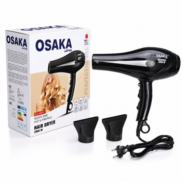 سشوار حرفه ای سالنی اوزاکا (Osaka) مدل OJ-4241 موتور قدرتمند 2800 وات با فناوری یونیک (اصلی)