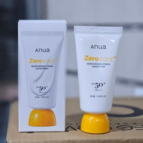 کرم ضد آفتاب بیرنگ آنوا (SPF 50+ PA++++) مناسب دست، صورت، گردن، دور چشم مدل zero cast محافظ UVA ،UVB مناسب انواع پوست