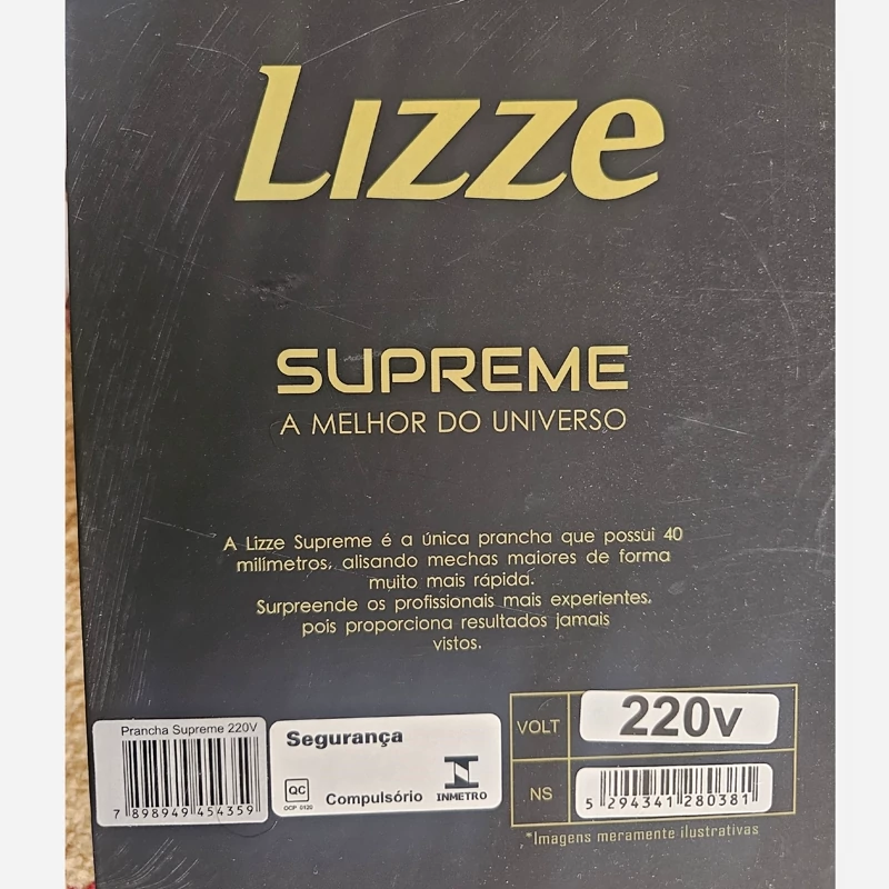 اتو مو لیز سوپریم Lizze Supreme صفحه پهن جنس صفحه تیتانیوم 10 آمپر مخصوص استفاده سالن و و انواع تراپی کراتین و پروتئین