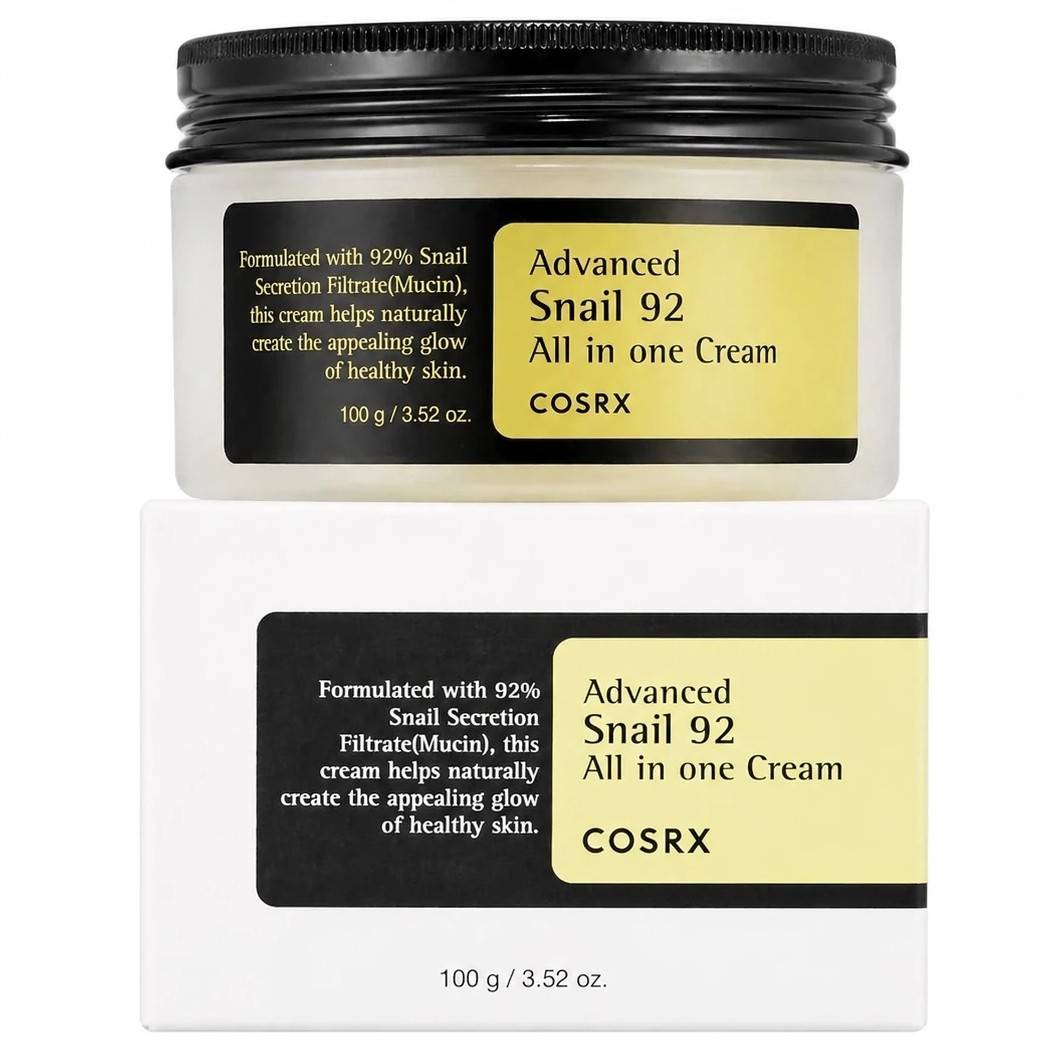 کرم حلزون کزارکس 92 درصد اورجینال به ضمانت COSRX Advanced Snail 92 All in One Cream** آبرسانی و ترمیم عمیق و تقو پوست