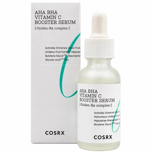 سرم بوستر کوزارکس اصلی، به ضمانت اصالت کالا شفاف و روشن کننده پوست، مدل AHA/BHA/Vitamin C Refresh Booster