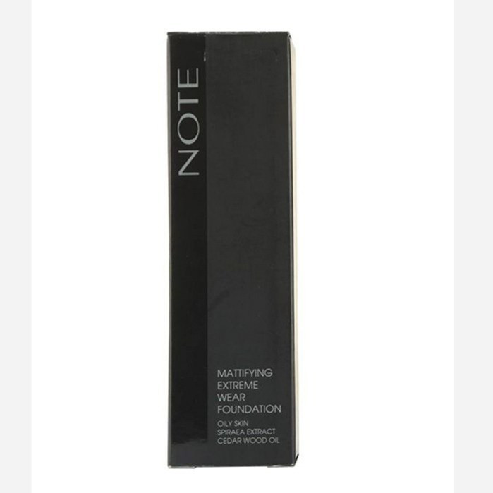 کرم پودر نوت Note مدل Mattifying Extreme Wear حجم 35 میل شماره رنگ 02 NATURALBEIGE رنگ طبیعی پوست صورت