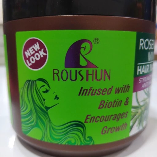 ماسک مو رزماری 500 میل برند روشان درمان عمیق و تقویت کننده مو و درمان موخوره و خشکی