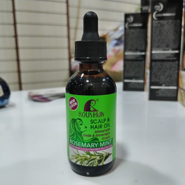 روغن رزماری و نعناع روشان تقویت کننده رشد مو با بیوتین 60 میلی لیتر