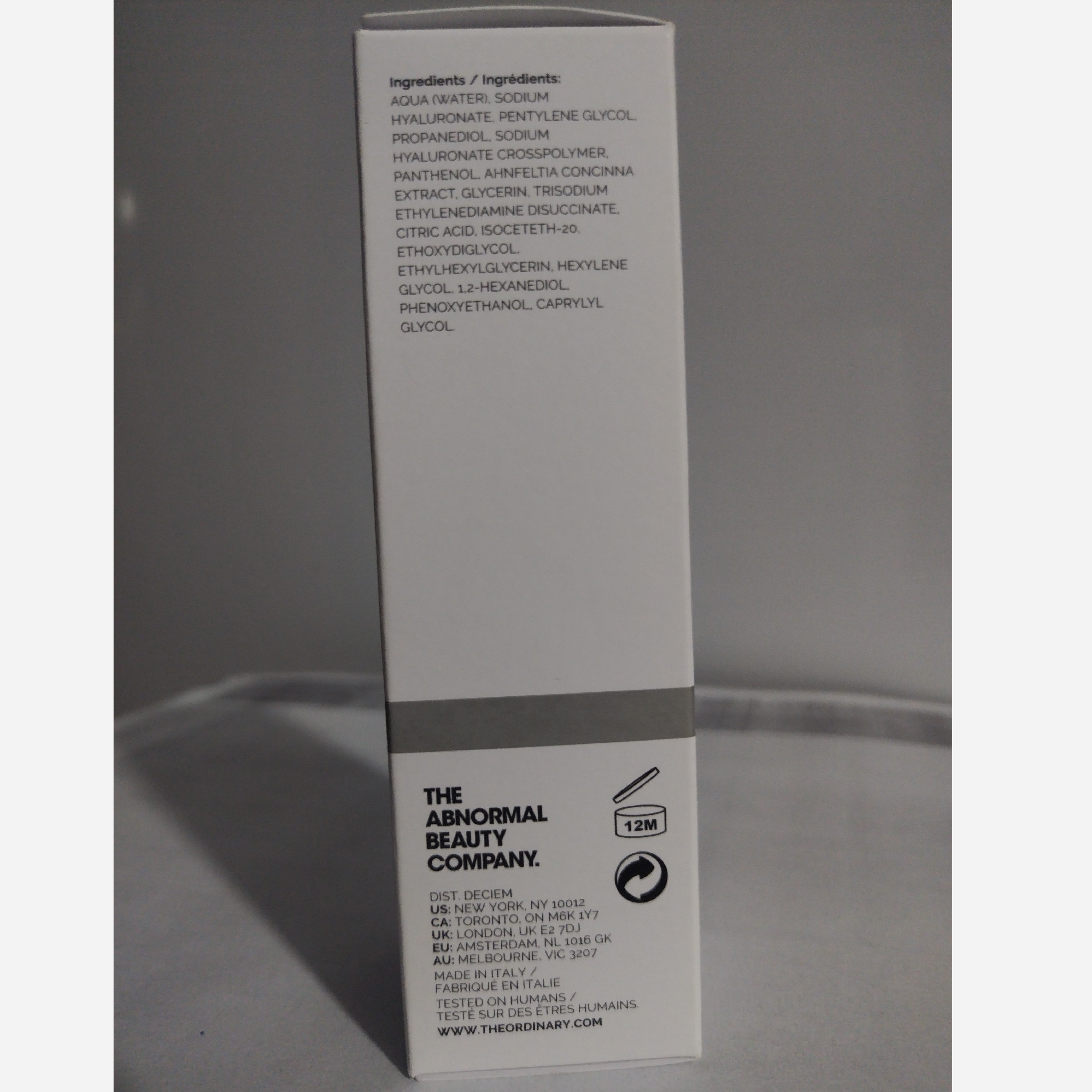 سرم آبرسان هیالورونیک اسیدتخصصی اوردینری اصل به ضمانت اصالت The Ordinary Hyaluronic Acid 2درصد + B5