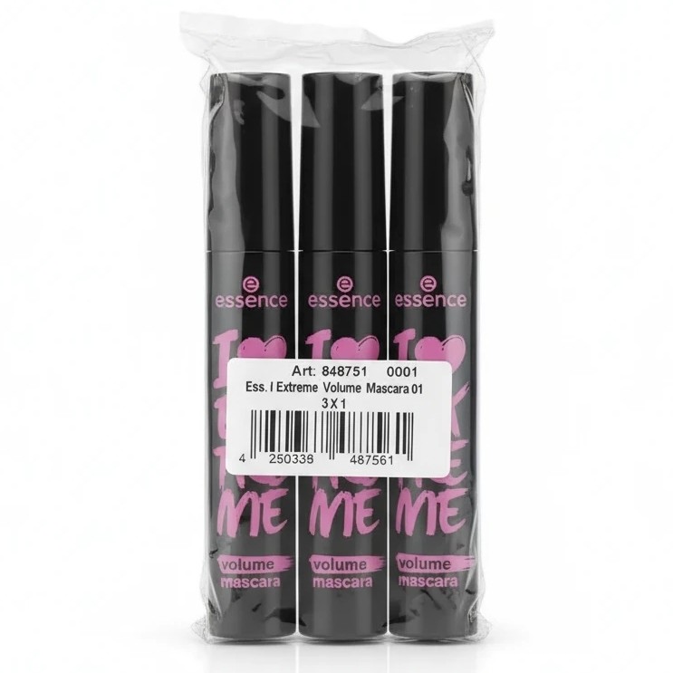 ریمل مشکی اسنس essence اصل حجم دهنده مژه با پیگمنت فوق مشکی حجم 12 میل حجم دهنده و پرپشت کننده مژه و ضد حساسیت
