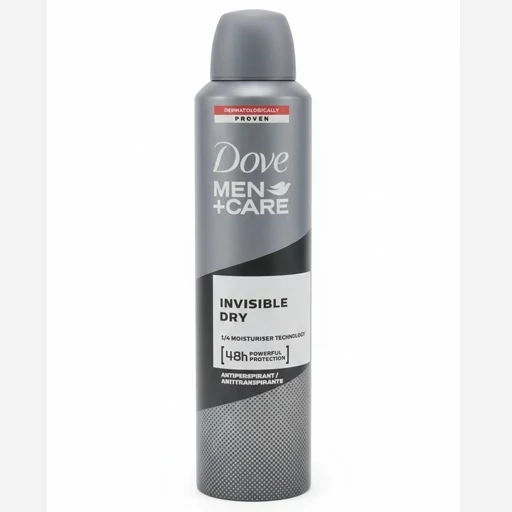 اسپری دئودورانت داو Dove مردانه ضد تعریق و ماندگاری 48 ساعته حجم 250 میل